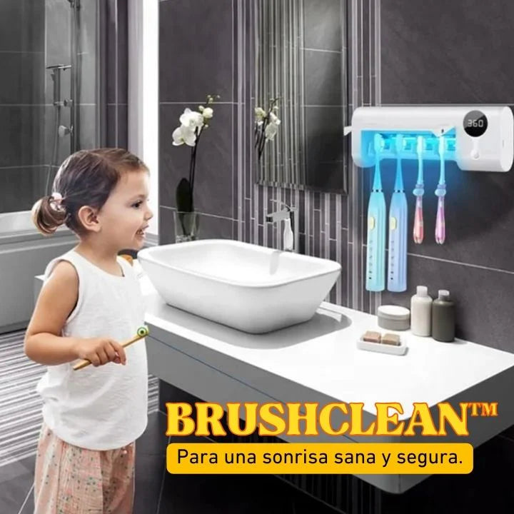 BRUSHCLEAN™️ Portacepillos Esterilizador Inteligente Con Rayos UV